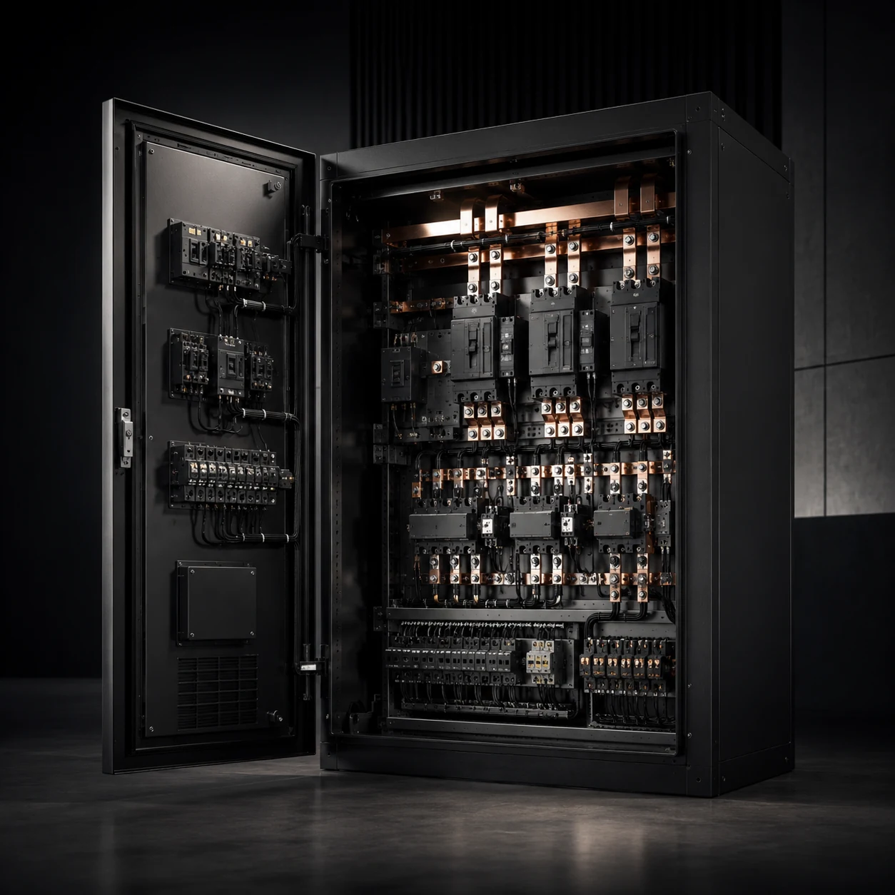 Gabinete de control y distribución eléctrica